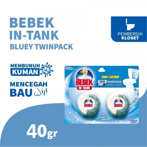 Bebek In Tank Twinpack Bluey Pembersih Kloset Otomatis 40 gr x 2 Pcs